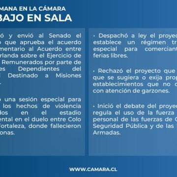 Sala debatió régimen tributario de ferias libres y RUF en esta semana