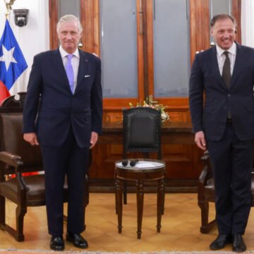 Presidente de la Cámara recibe a Rey Felipe de Bélgica