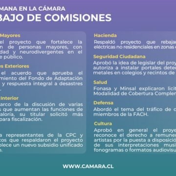 Más seguridad en el transporte en temas que abordaron las comisiones