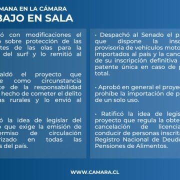 Nueva agravante y trazabilidad de las patentes aprobó la Sala esta semana