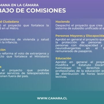 Un estudio sobre vivienda e infancia entre los temas de las comisiones