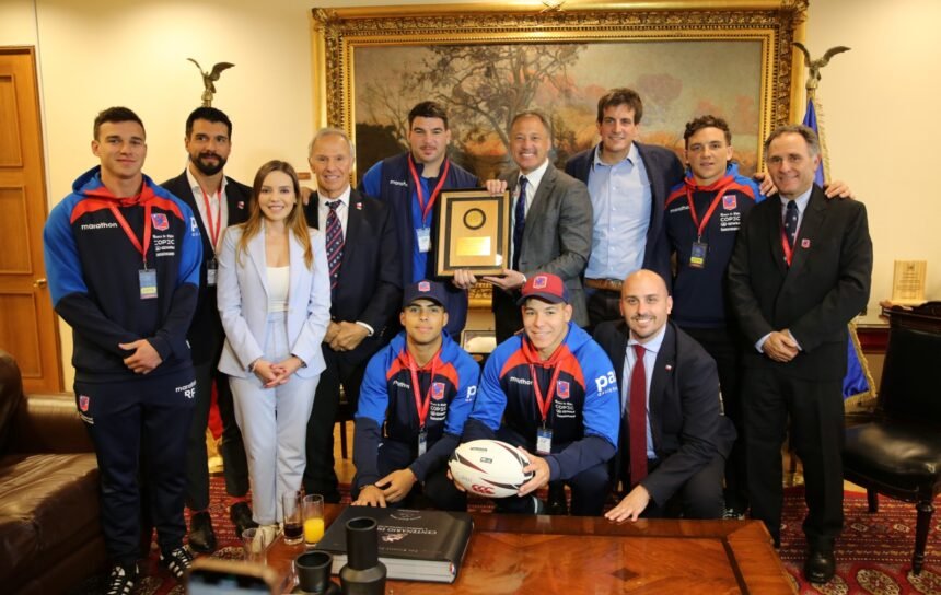 Selección chilena de Rugby recibe distinción en la Cámara