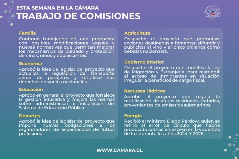 Mejoras a la protección de la niñez entre los temas de las comisiones Mejoras a la protección de la niñez entre los temas de las comisiones
