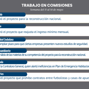 Comisiones de la Cámara revisan reconstrucción y salario mínimo