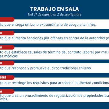 Lamina-Resumen-Trabajo-en-Sala.png Sala de la Cámara: Un proyecto despachado a ley y otros cuatro a segundo trámite